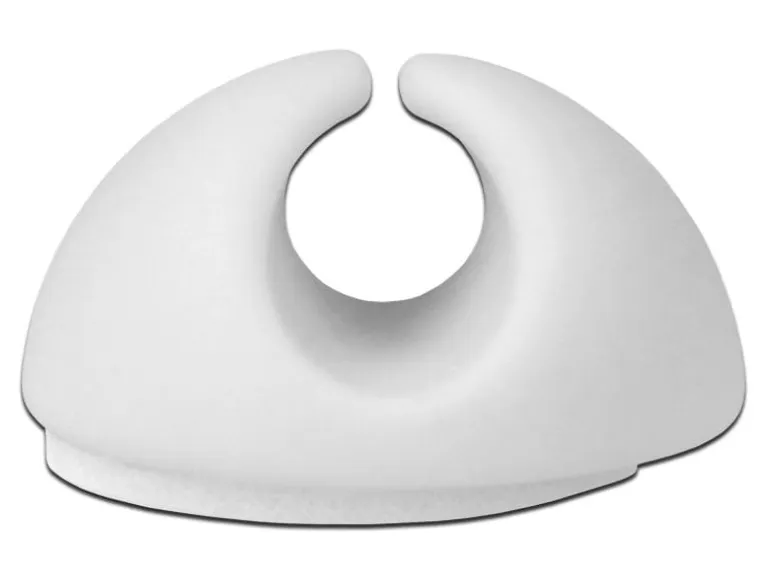 Delock Kabelhalter 6.5 mm 2x3 Stück, grau&weiss