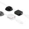 Delock Kabelhalter und Kabelclip Set 4 Stück