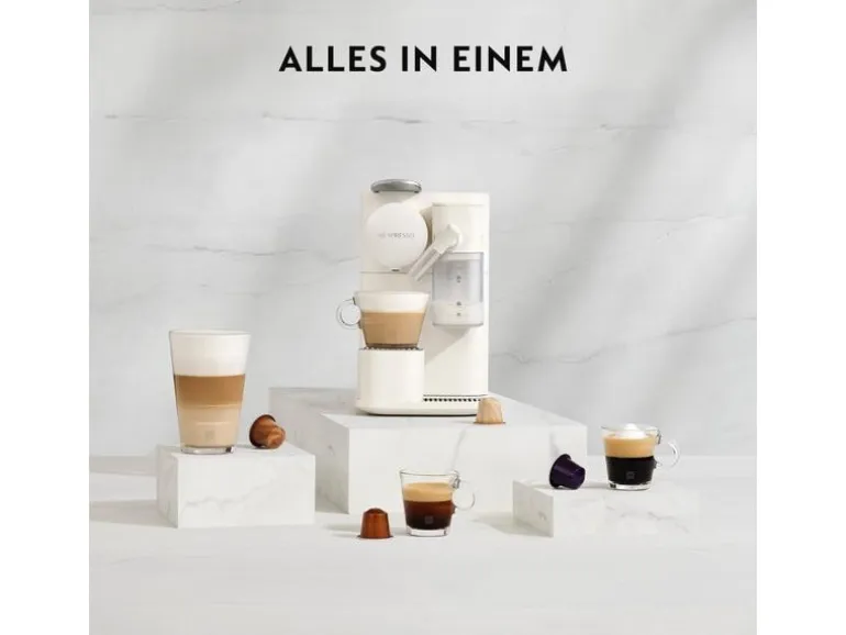 De'Longhi Kaffeemaschine Nespresso New Lattissima One EN510.W Weiss