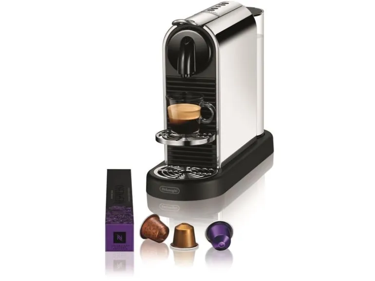 De'Longhi Kaffeemaschine Nespresso CitiZ Platinum EN220.M Silber