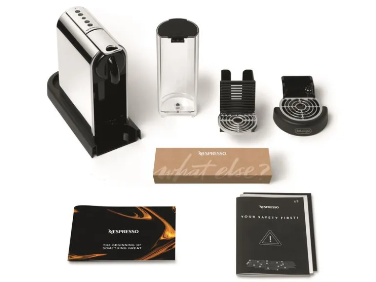 De'Longhi Kaffeemaschine Nespresso CitiZ Platinum EN220.M Silber