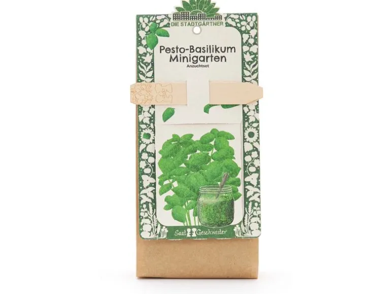 Die Stadtgärtner Anzuchtset Pesto-Basilikum