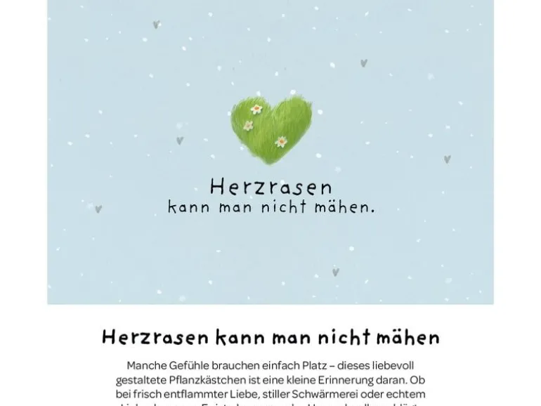 Die Stadtgärtner Pflanzenkästchen «Herzrasen kann man nicht mähen»