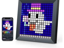 Divoom Pixoo 16 x 16 Pixel Art LED Display Schwarz
