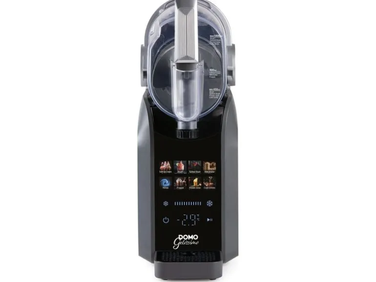 Domo Glacemaschine DO9308I 1.8 l, Schwarz/Silber