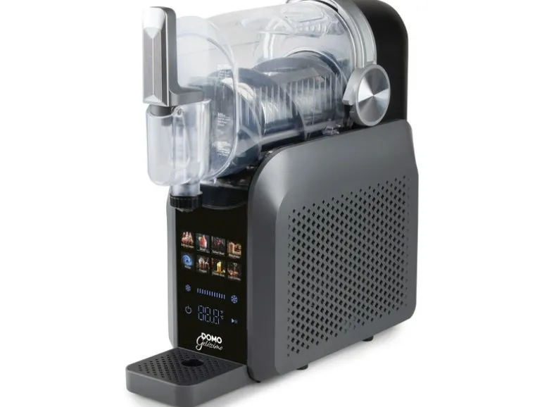 Domo Glacemaschine DO9308I 1.8 l, Schwarz/Silber