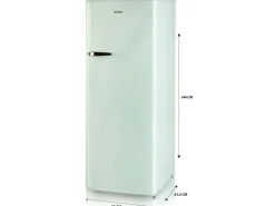 Domo Kühlschrank DO91701R Hellgrün, Rechts