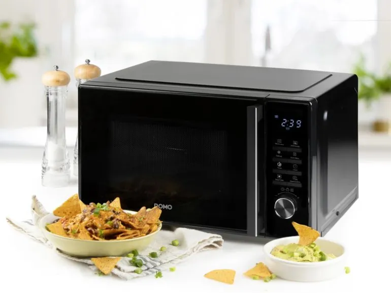 Domo Mikrowelle mit Grill DO22501G Schwarz