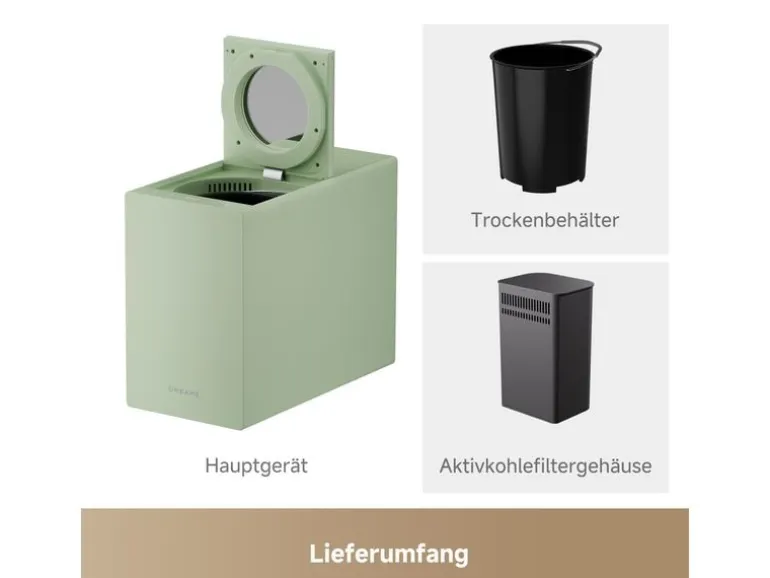 Dreame Wifi Speisereste-Entsorger 2.5 l, Grün