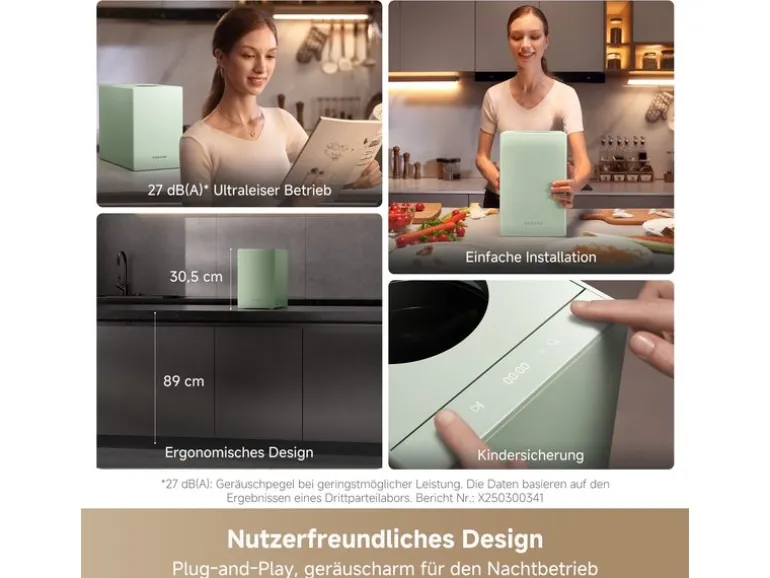 Dreame Wifi Speisereste-Entsorger 2.5 l, Grün