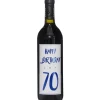 Dreams and Fantasy Geschenkidee Rotwein Happy Birthday 70 Blau, 750 ml
