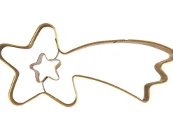 Dr.Oetker Linzer Ausstecher Sternschnuppe Edelstahl Mattgold
