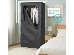 EASYmaxx Kleiderschrank faltbar & kompakt 70 cm x 148 cm, 1 Stück