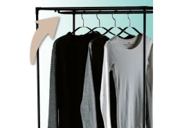 EASYmaxx Kleiderschrank faltbar & kompakt 70 cm x 148 cm, 1 Stück