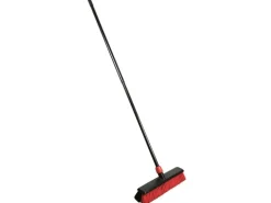 Edi Baur Besen Heavy duty mit Teleskopstiel, Schwarz