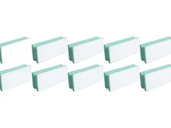 Edi Baur Schwamm Basic 10 Stück, Grün/Weiss