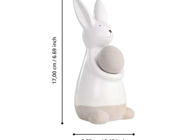 EGLO Hase Madiorano 17 cm, Weiss