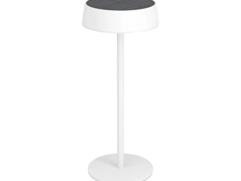 EGLO Leuchten Akku-Tischleuchte Simeri SOLAR-LED – Touch Weiss