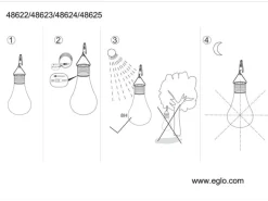 EGLO Leuchten Gartenlicht Solar 48624 Glühbirne