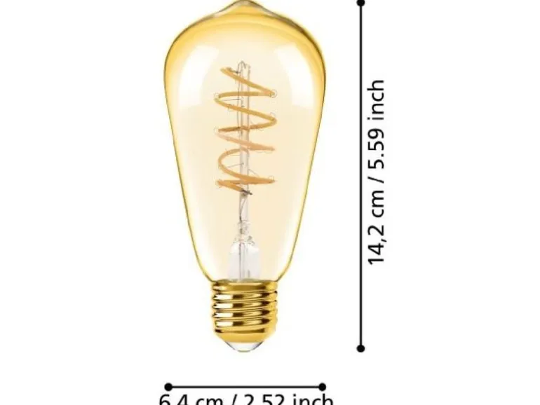 EGLO Leuchten Lampe 4 W E27 Warmweiss