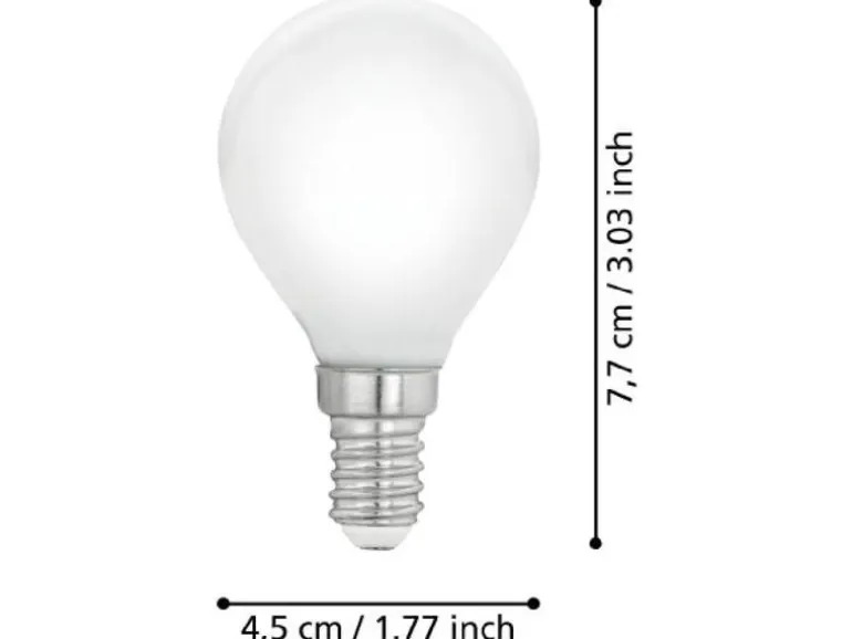 EGLO Leuchten Lampe 4.5 W E14 Warmweiss