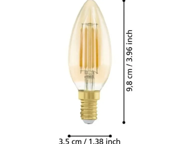 EGLO Leuchten Lampe 4 W E14 Warmweiss