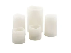 EGLO Leuchten LED-Kerzen Set SOLAR 5 Stück, Beige