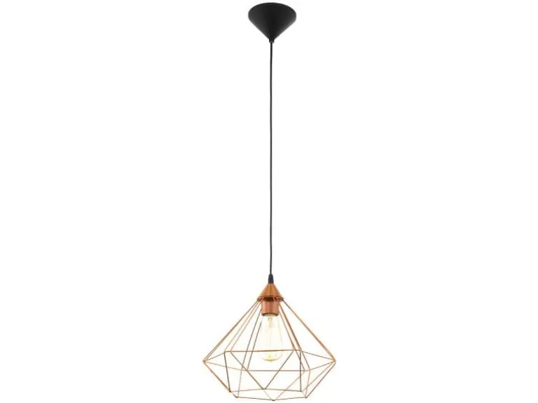 EGLO Leuchten Pendelleuchte TARBES 1x E27, 32.5 cm Kupfer
