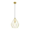 EGLO Leuchten Pendelleuchte CARLTON 1x E27 Gold