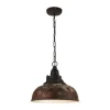 EGLO Leuchten Pendelleuchte GRANTHAM 1 1x E27 Braun