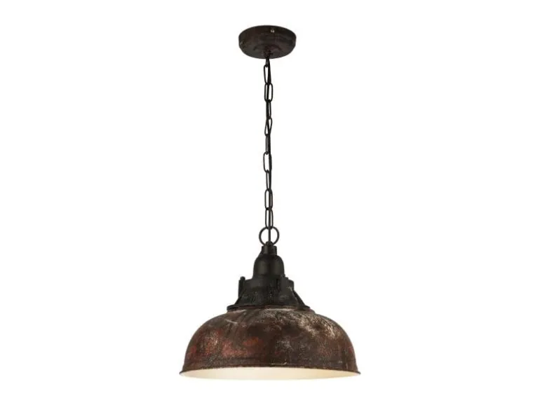 EGLO Leuchten Pendelleuchte GRANTHAM 1 1x E27 Braun