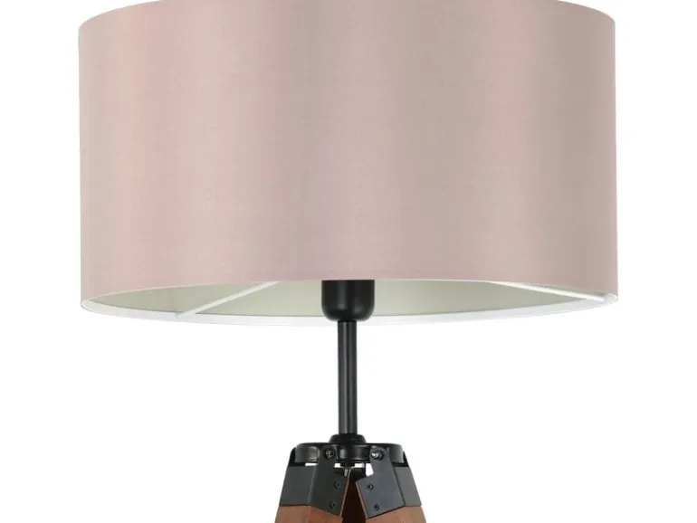 EGLO Leuchten Stehleuchte LANTADA nuss exkl. E27 1x60W