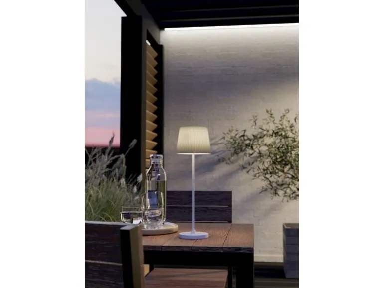 EGLO Leuchten Tischleuchte Leonero Akku H:370 LED-CCT Touch Grün/Weiss