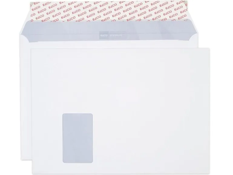 ELCO Couvert Office Box C4 mit Fenster links, 50 Stück