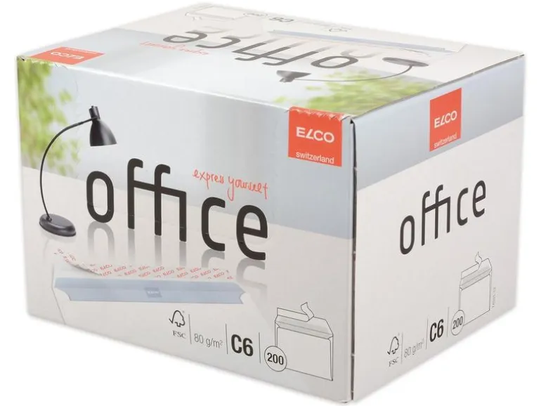 ELCO Couvert Office Box C6 ohne Fenster, 200 Stück