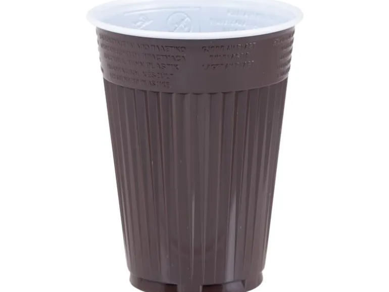 ELCO Einweg-Kaffeebecher 180 ml, 100 Stück, Braun