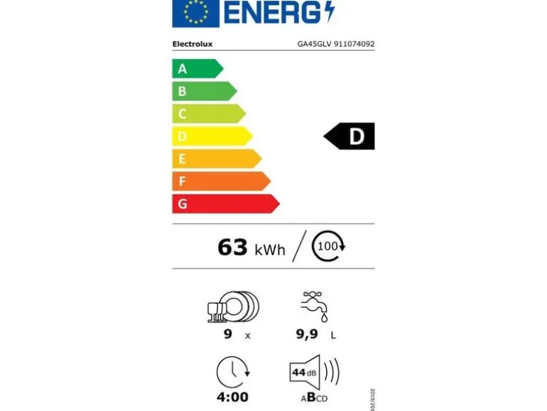 Electrolux Einbaugeschirrspüler GA45GLV Vollintegriert