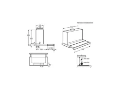 Electrolux Flachschirmhaube DAL5536CN 3 + intensiv Stufen