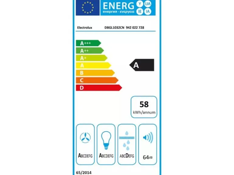 Electrolux Huttenlüfter DBGL1032CN 3 + intensiv Stufen