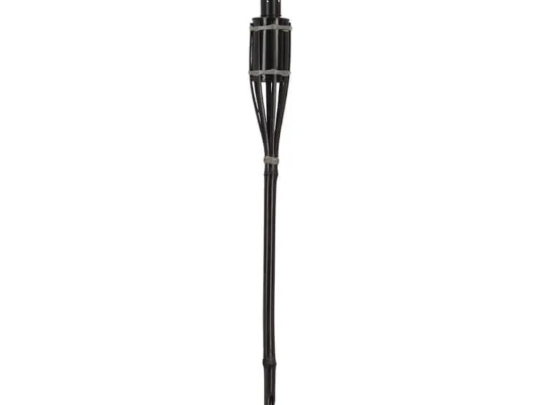 Esschert Design Fackel Bambus, schwarz, 60 cm