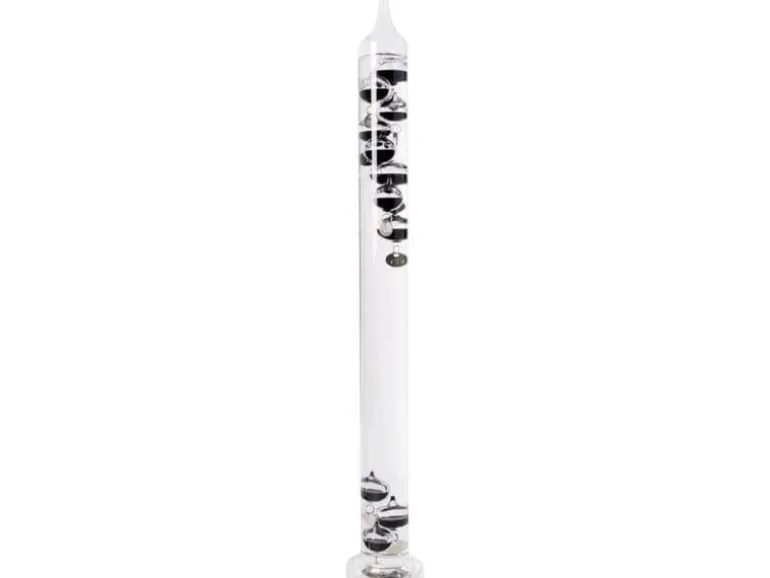 Esschert Design Galileo-Thermometer Glas Transparent Silber 56.3 cm