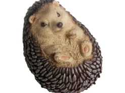 Esschert Design Igel liegend 8 cm Kunstharz Braun