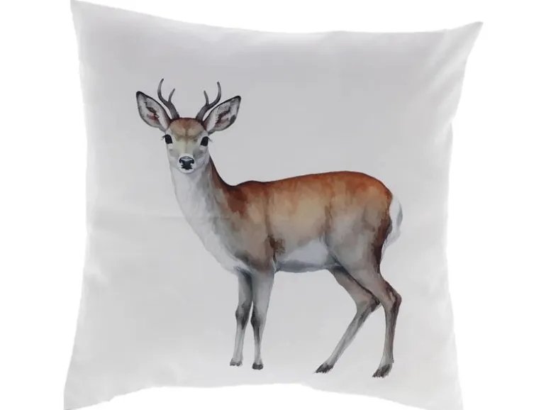 Esschert Design Outdoor Kissen Aquar. Reh 50 x 50 cm, Braun