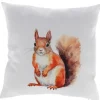 Esschert Design Outdoor Kissen Aquar. Eichhörn. 50 x 50 cm, Braun