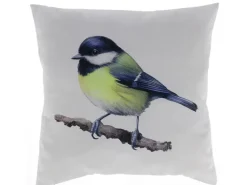 Esschert Design Outdoor Kissen Aquar. Kohlmeise 50 x 50 cm, Blau