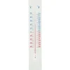 Esschert Design Wandthermometer TH13 Metall Glas weiss 45.2 cm