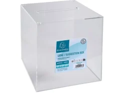 Exacompta Einwurfbox, Transparent