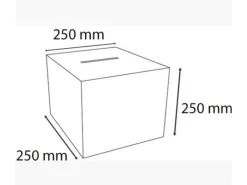 Exacompta Einwurf-Box transparent