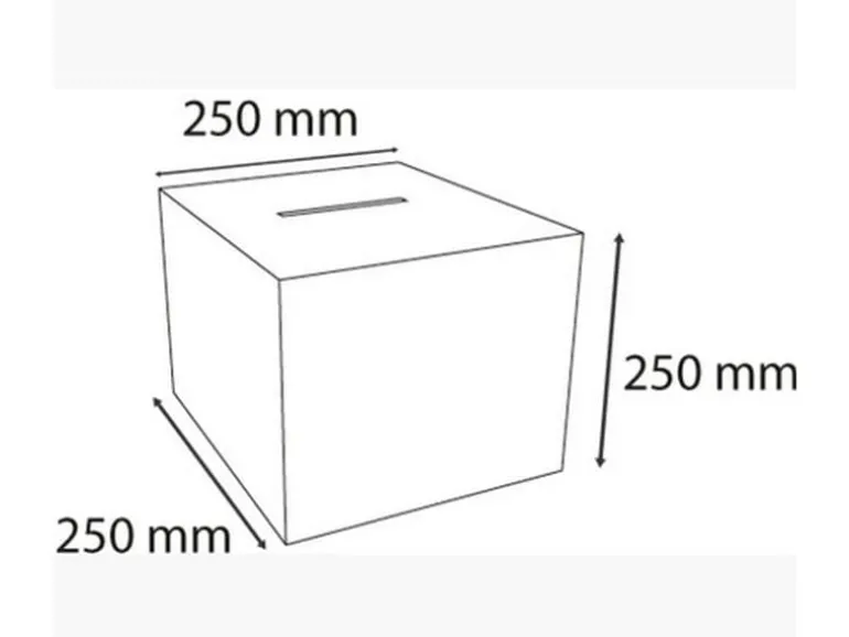 Exacompta Einwurf-Box transparent