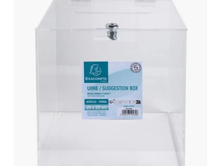 Exacompta Einwurf-Box transparent